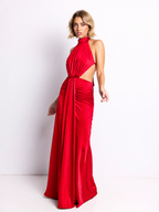 Vestido largo Kenia Rojo