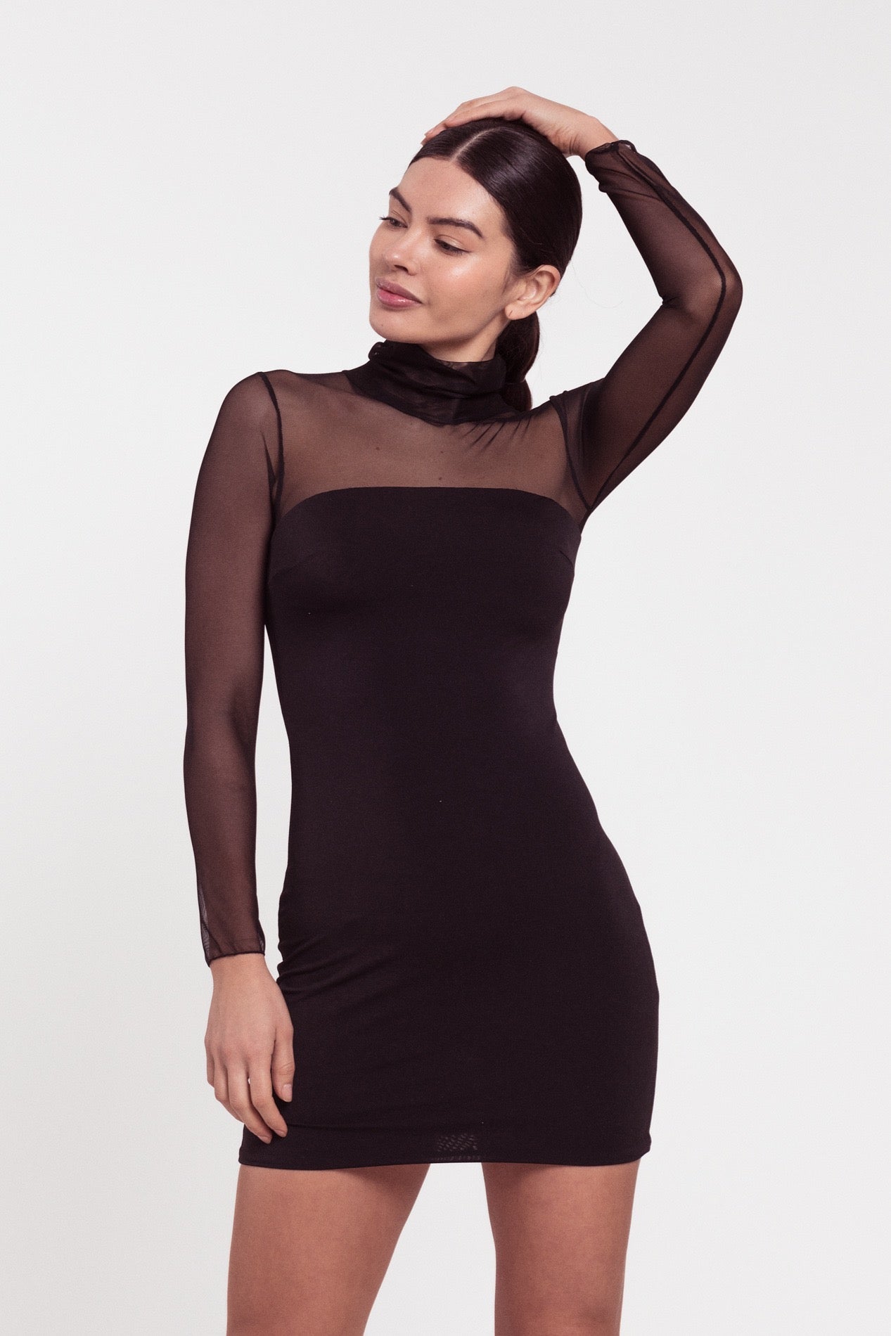 Vestido corto Tyxi negro image 0