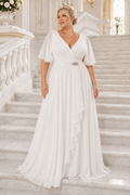 Vestido largo curvy Ingrid novia