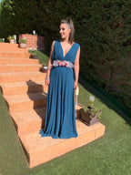 Vestido Rose petróleo  image 3