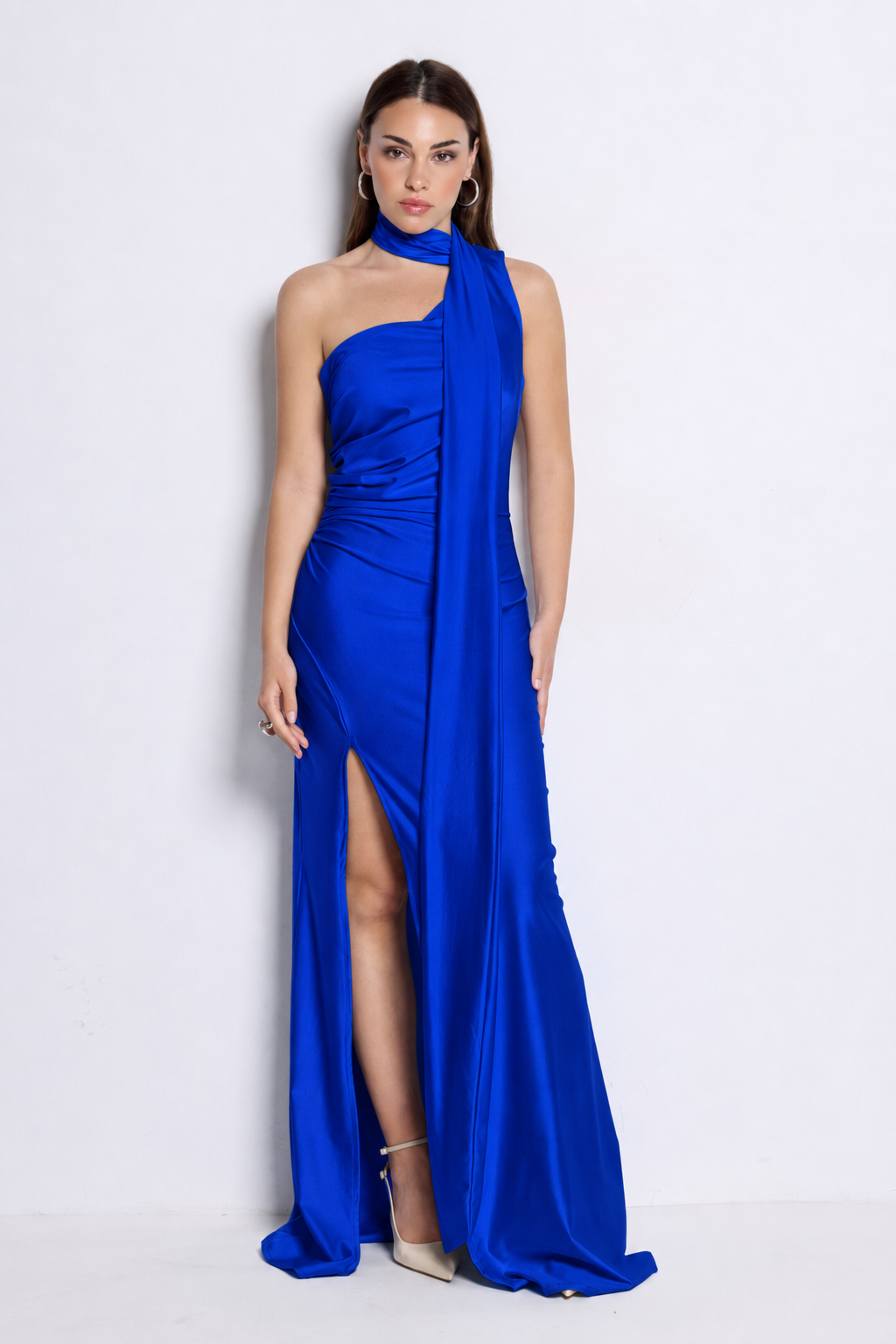 Vestido largo Denia Azulón