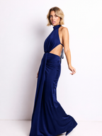 Vestido largo Kenia Marino