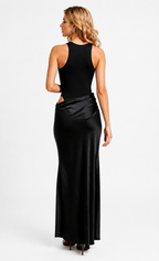 Vestido largo Aroa negro
