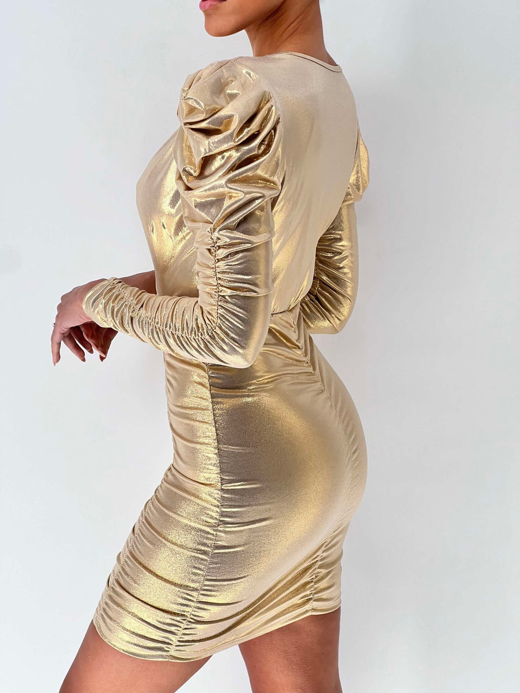Vestido Corto Lovely Oro image 1