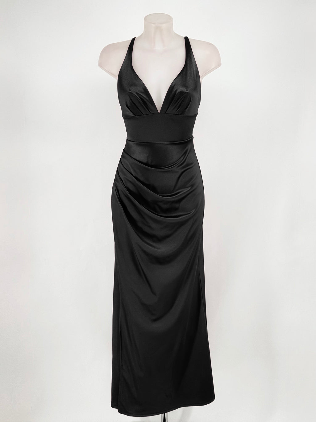 Vestido largo Jay cereza