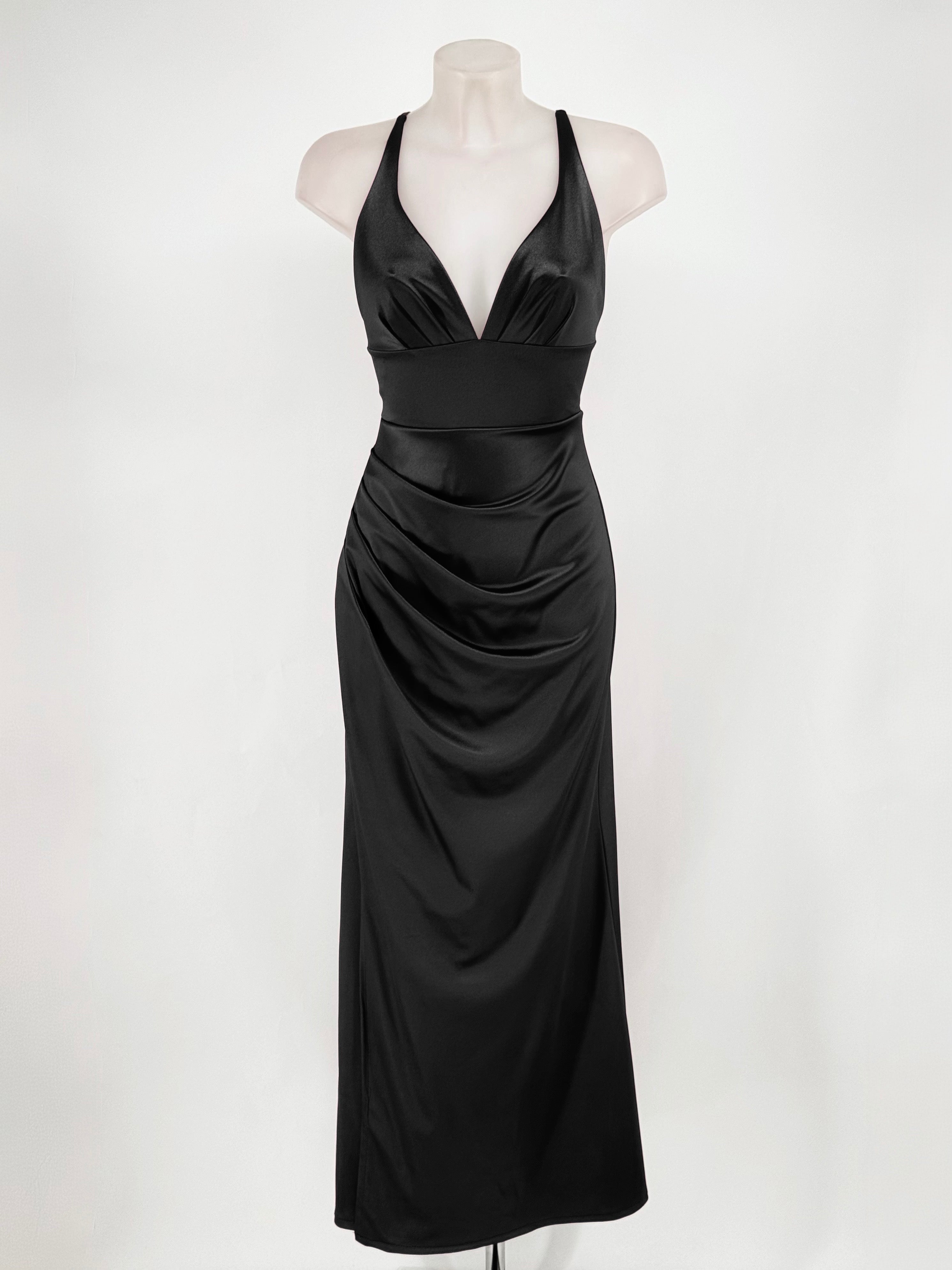Vestido largo Jay cereza