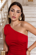 Vestido largo Amaia Rojo