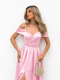 Vestido largo Ico Rosa