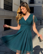 Vestido corto Tamara Petróleo