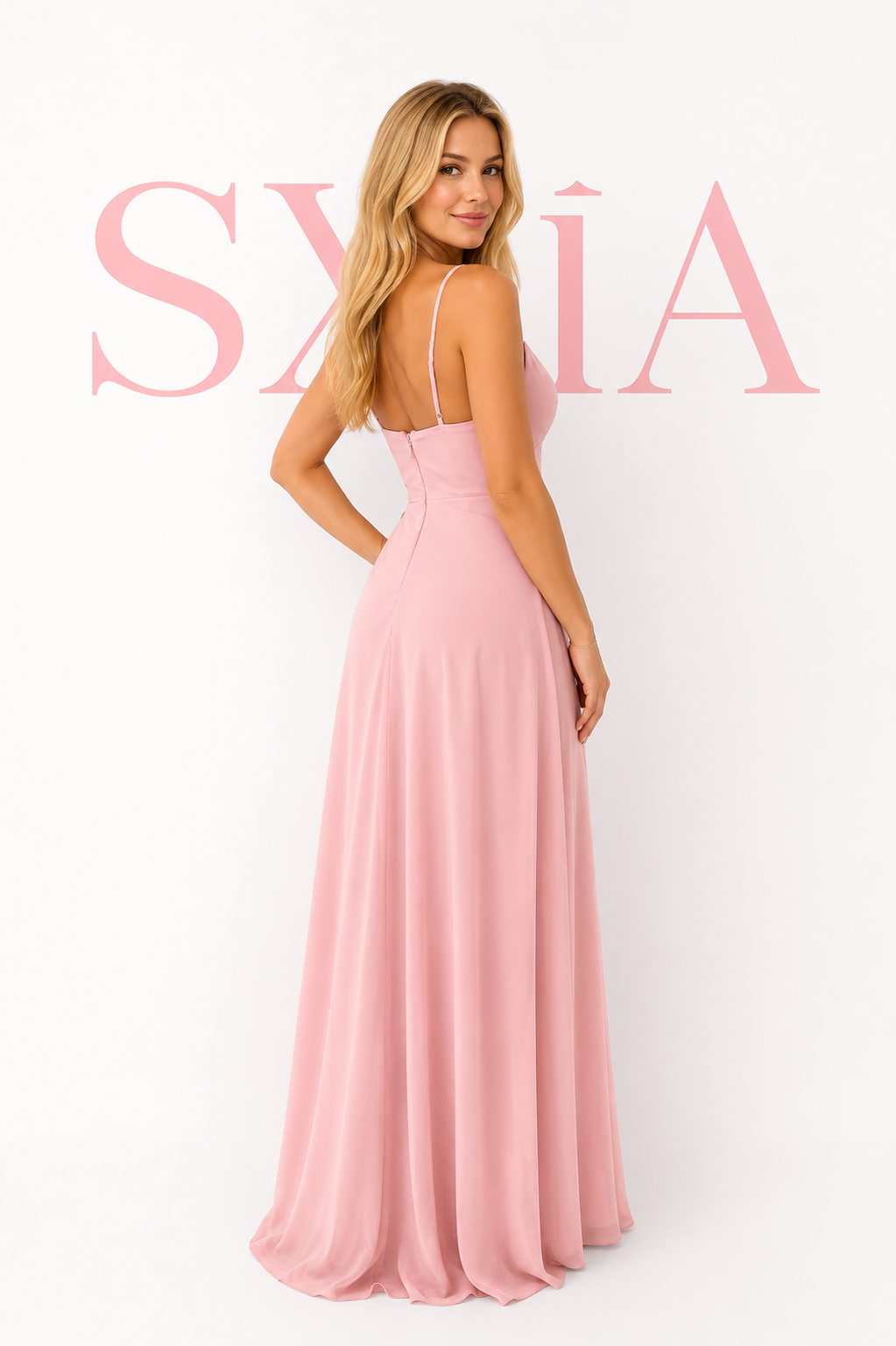 Yaiza pink dress