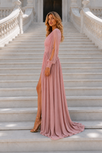 Vestido largo Kiah Rosa