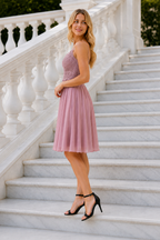 Vestido corto Ivanna Rosa
