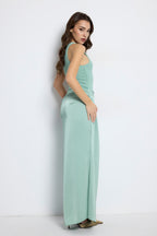 Vestido largo Aroa Menta