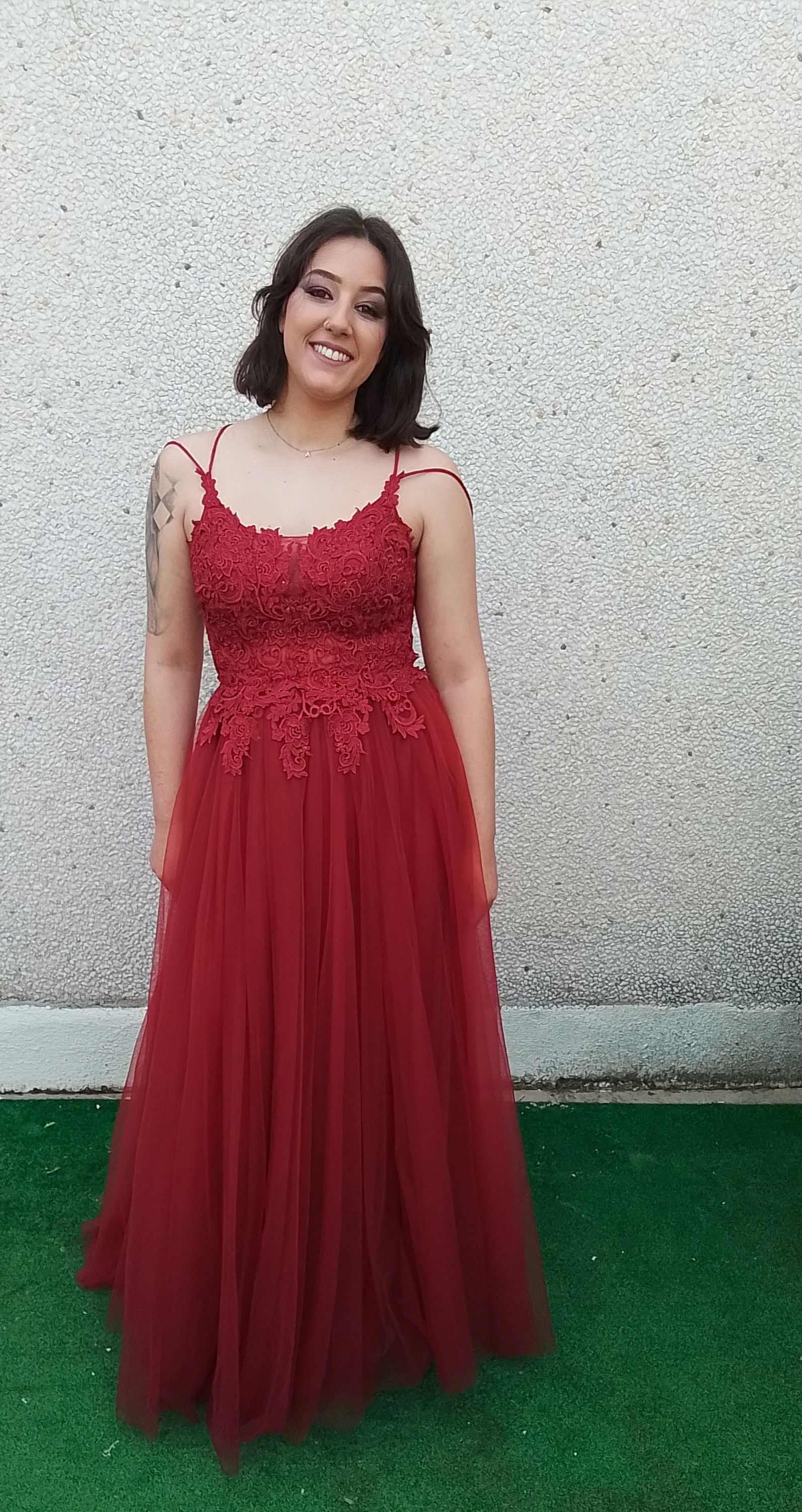 Vestido Miss Bliss  burdeos image 0