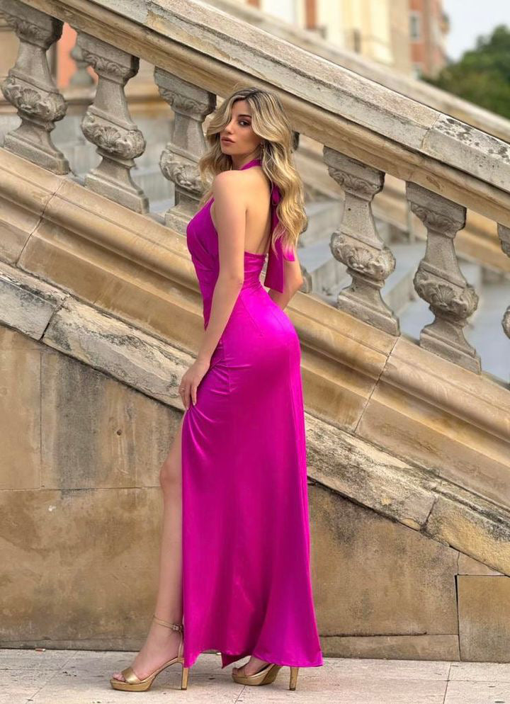 Vestido Kareins licra fucsia image 1