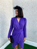 Vestido corto Xena morado image 2