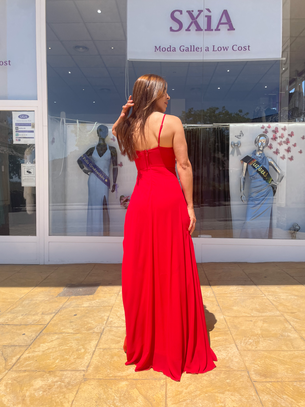 Vestido Yaiza Rojo image 10