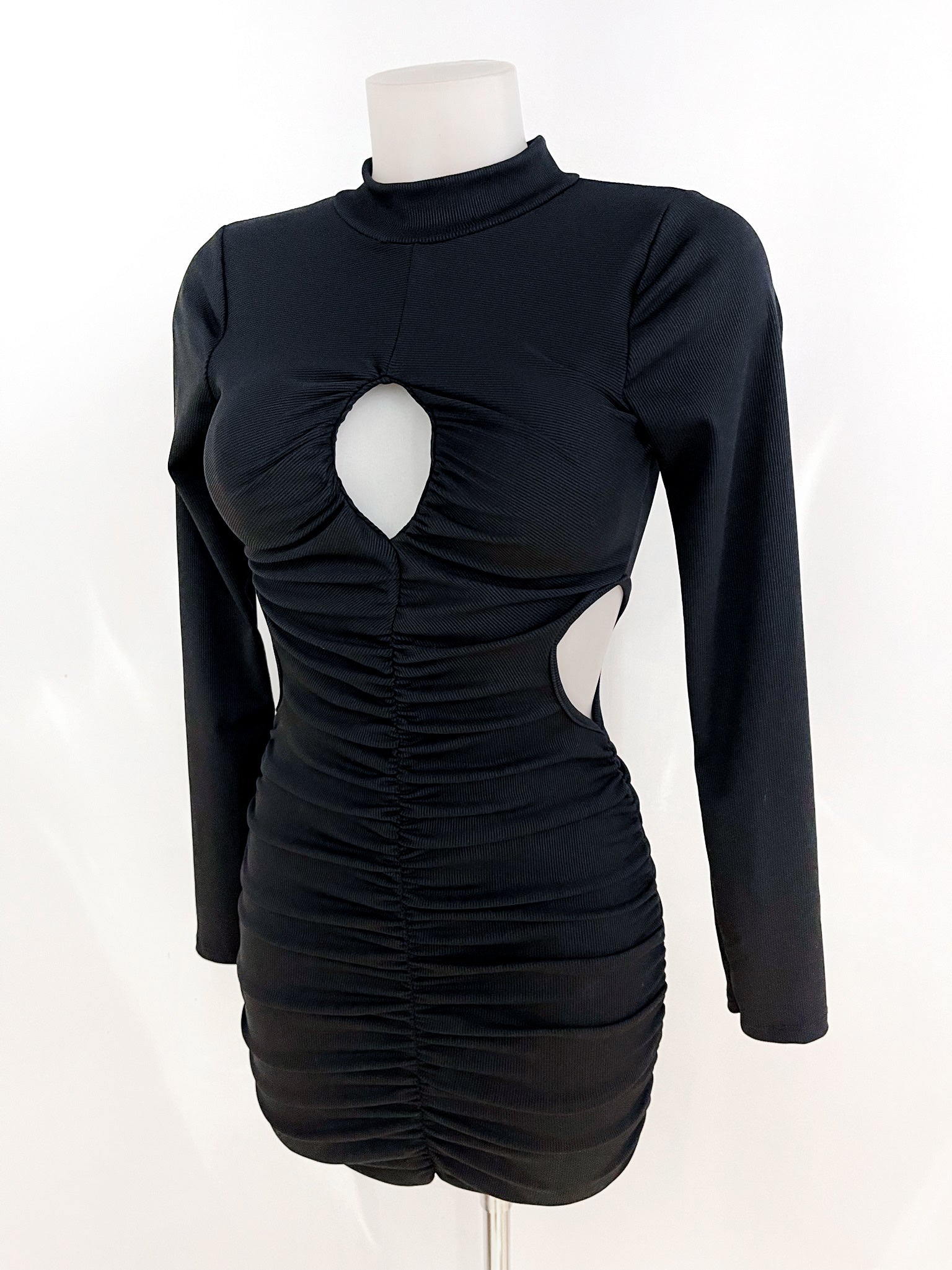 Vestido corto canalé Ballerina image 8