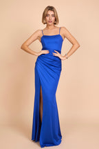 Vestido largo Kylie Azulón