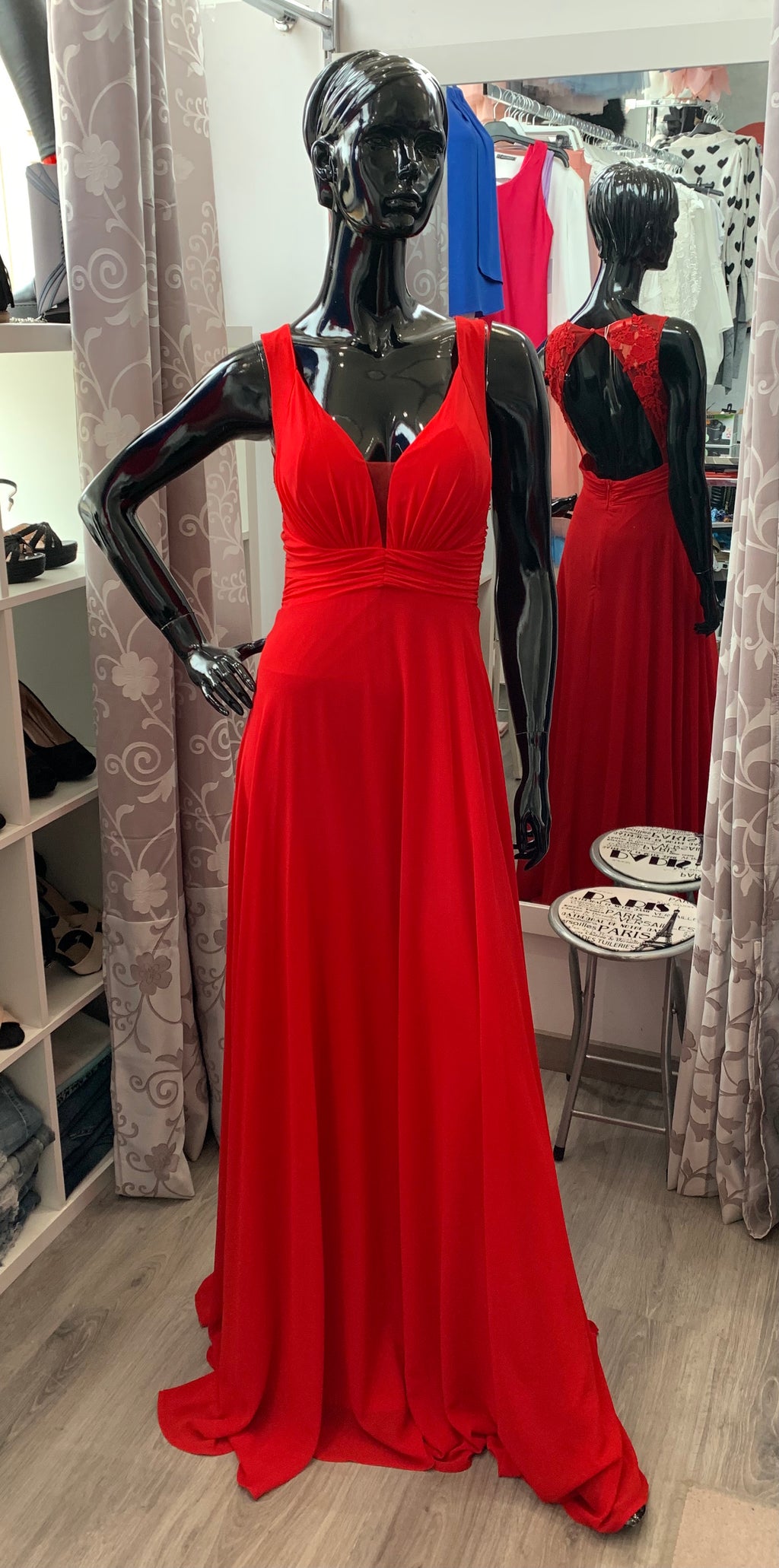 Vestido Fayna rojo image 2