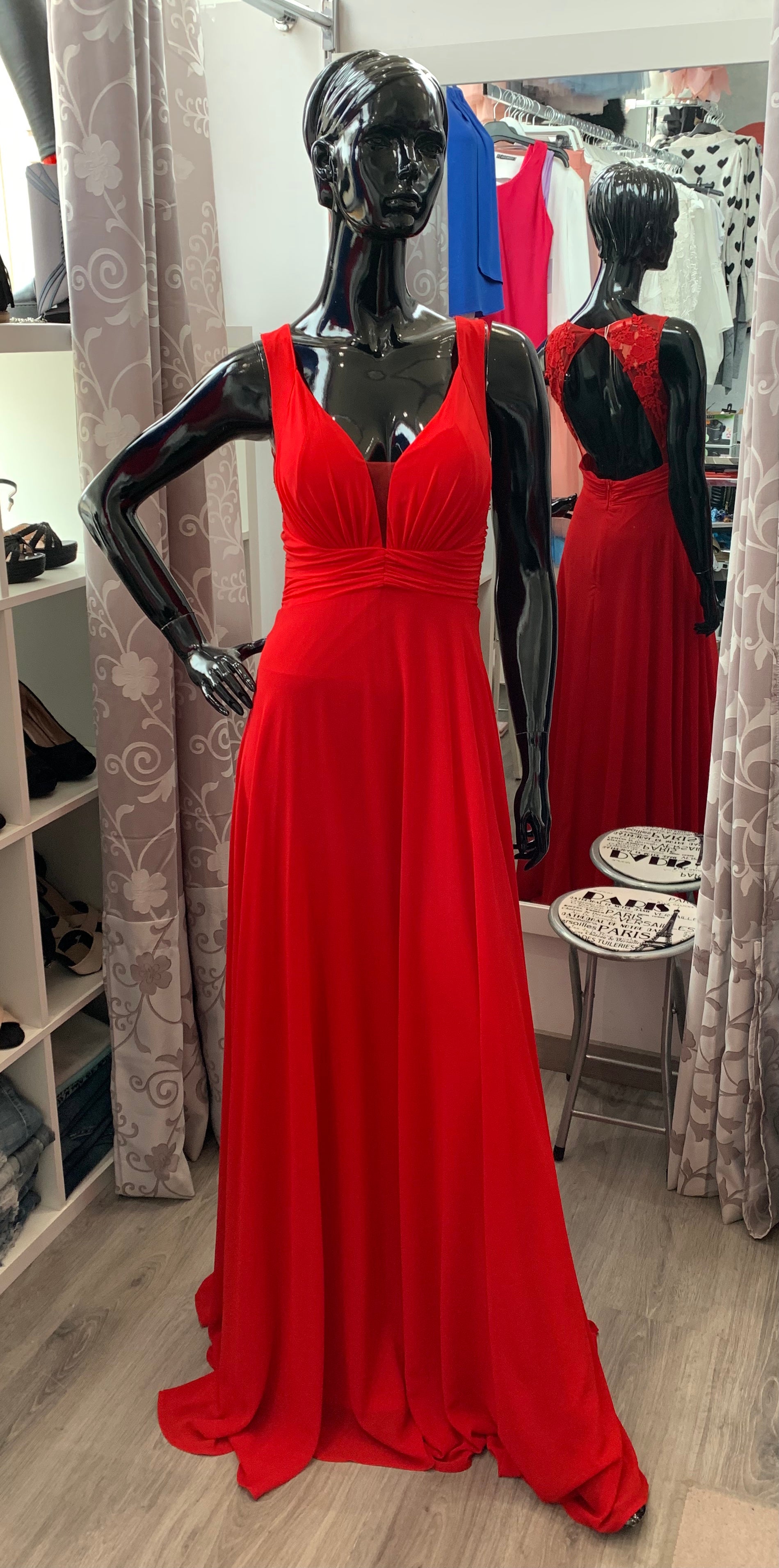 Vestido Fayna rojo image 2