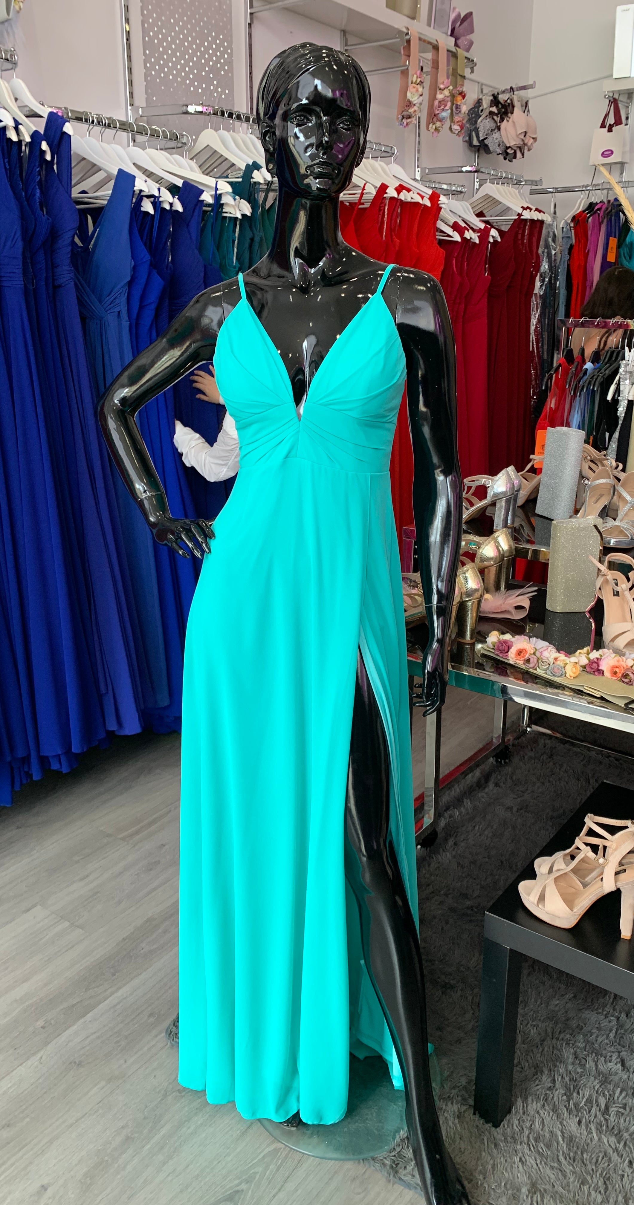 Vestido Yaiza verdoso  image 13