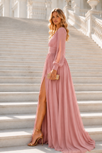 Vestido largo Kiah Rosa
