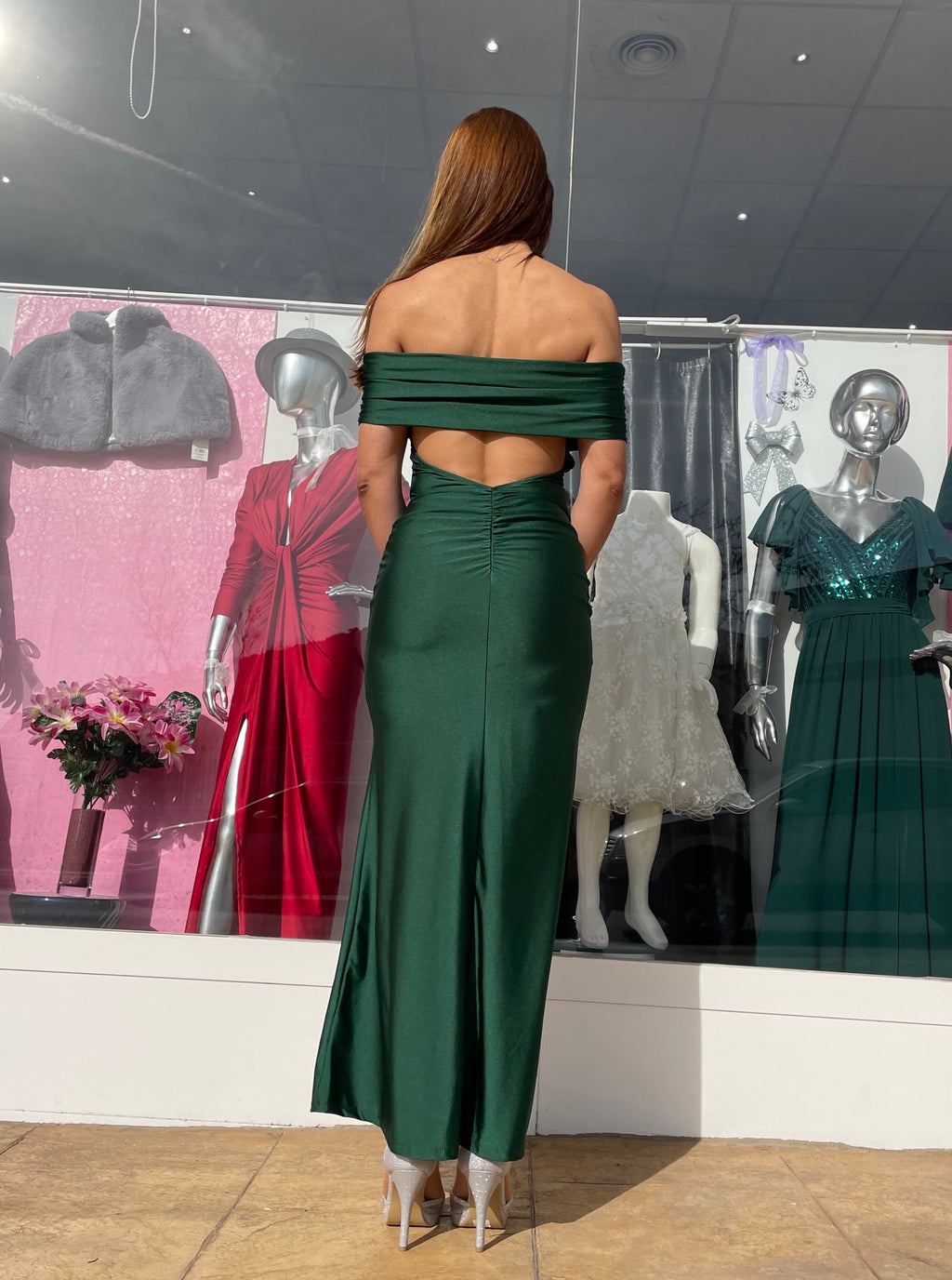 Vestido largo Alaia botella image 3