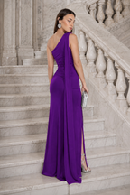 Vestido largo Amaia Morado