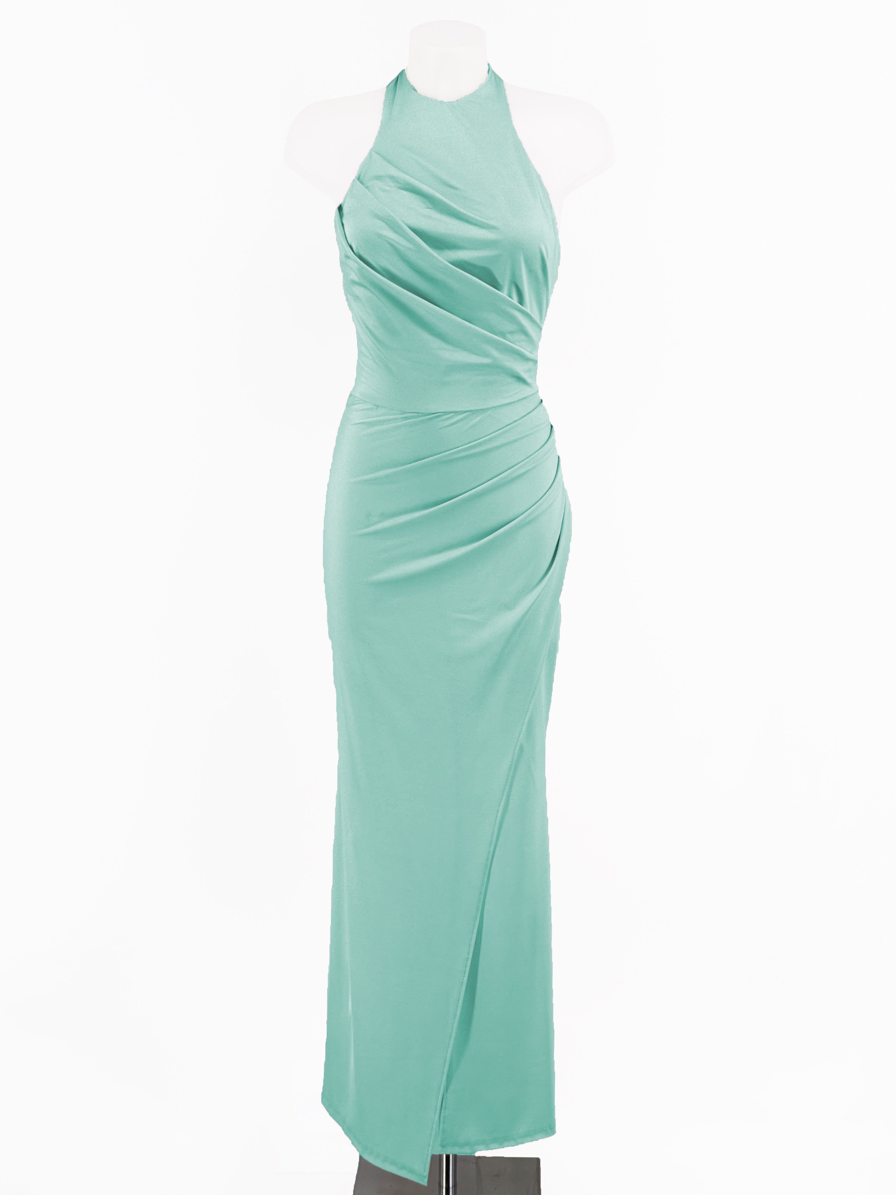 Vestido largo Kareins licra +colores
