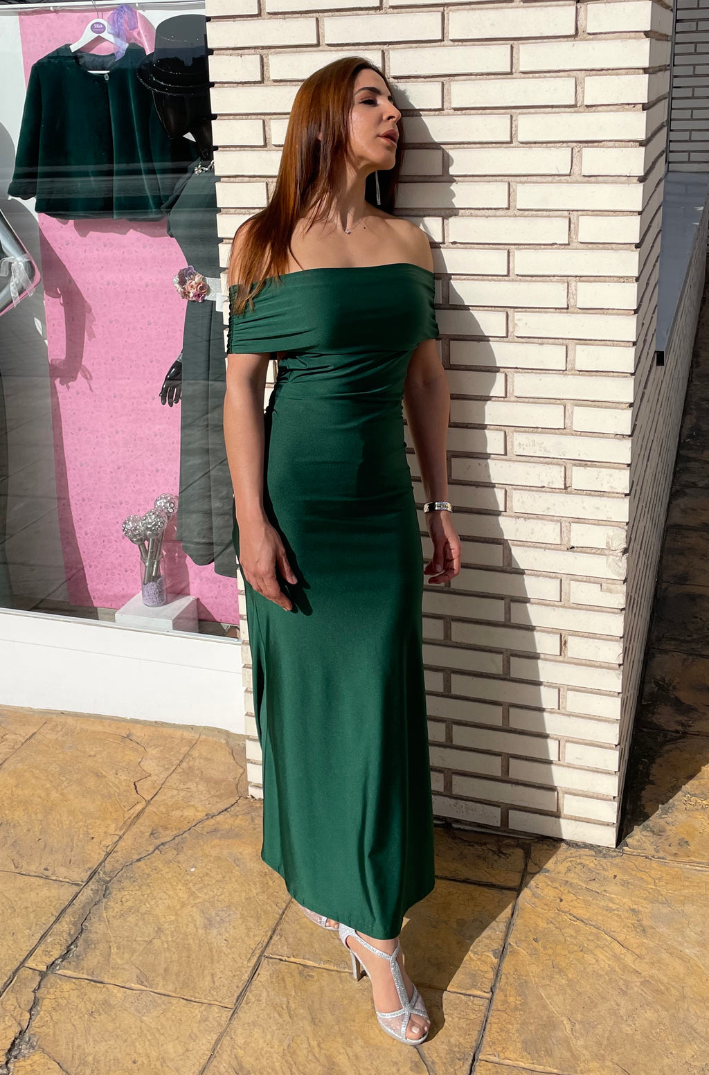Vestido largo Alaia botella image 0