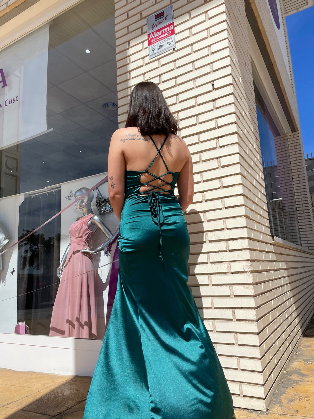 Vestido largo Sxia azulón  image 8