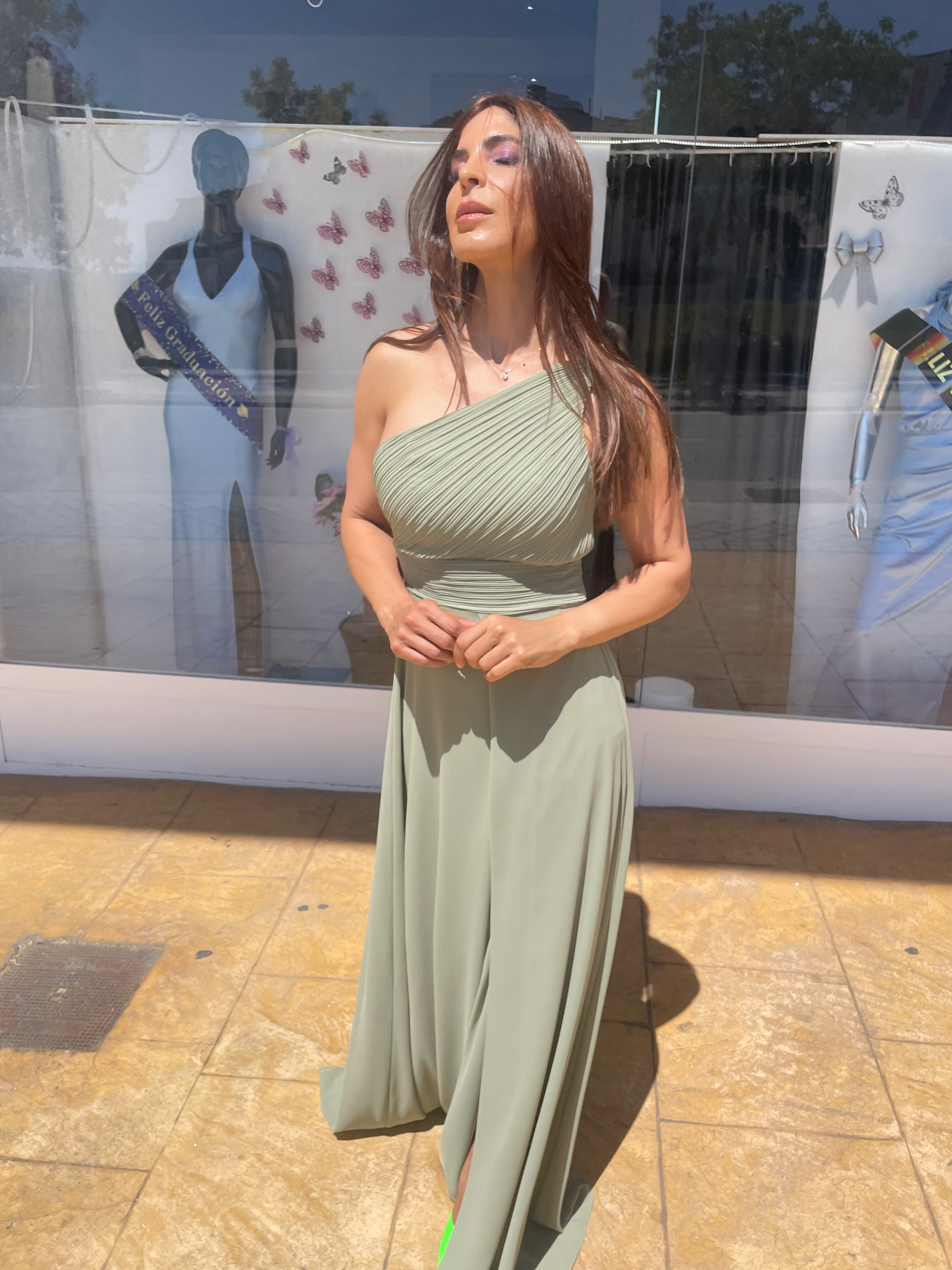 Vestido Ithaisa Air pistacho image 3