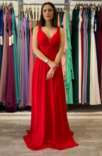 Vestido Fayna rojo image 4