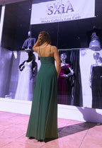 Vestido Yaiza verde Botella image 6