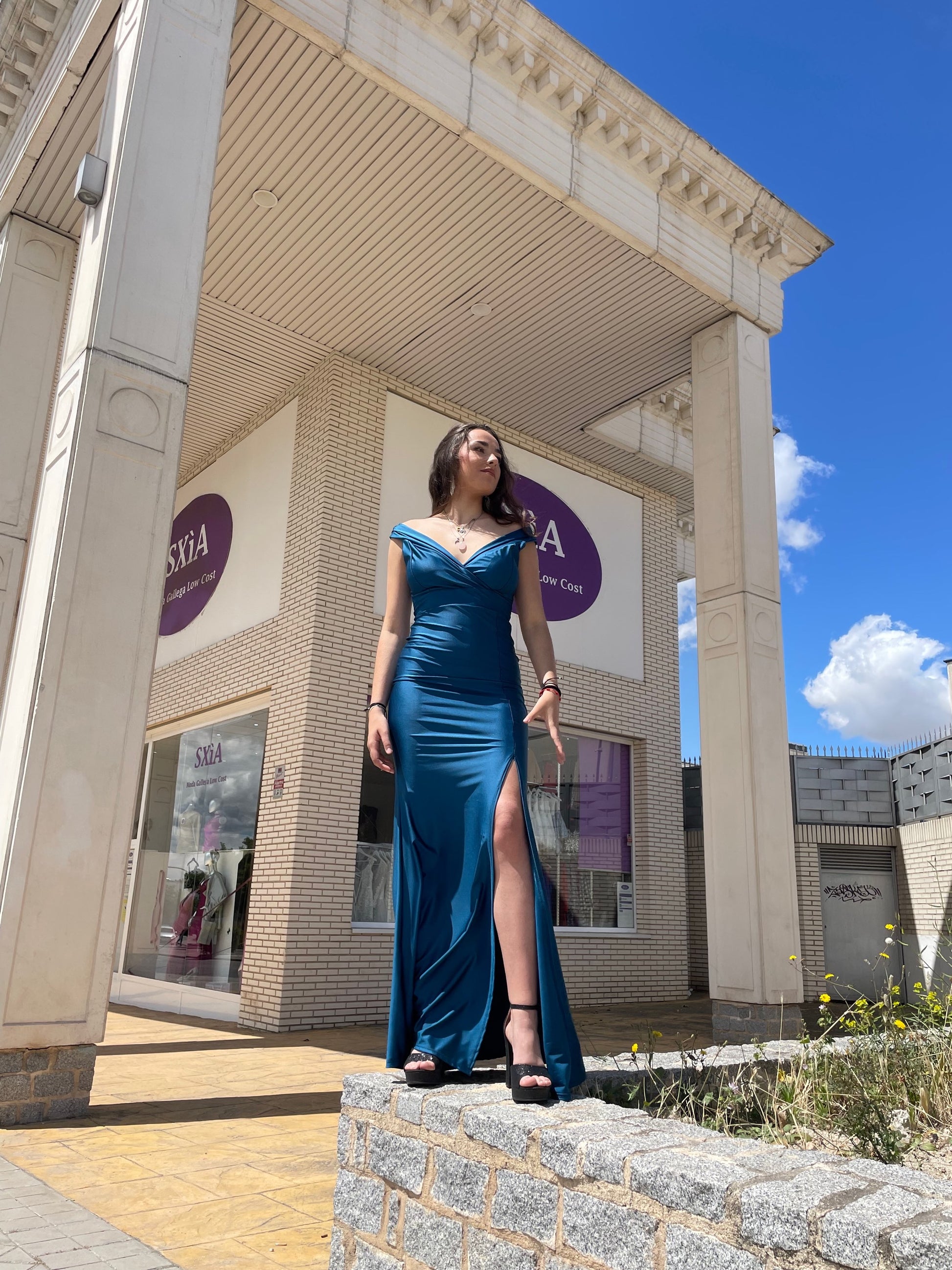 Lua lycra mermaid maxi dress – SXÍA