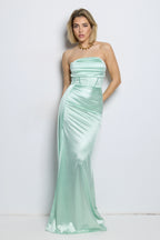 Vestido largo Dafne Menta