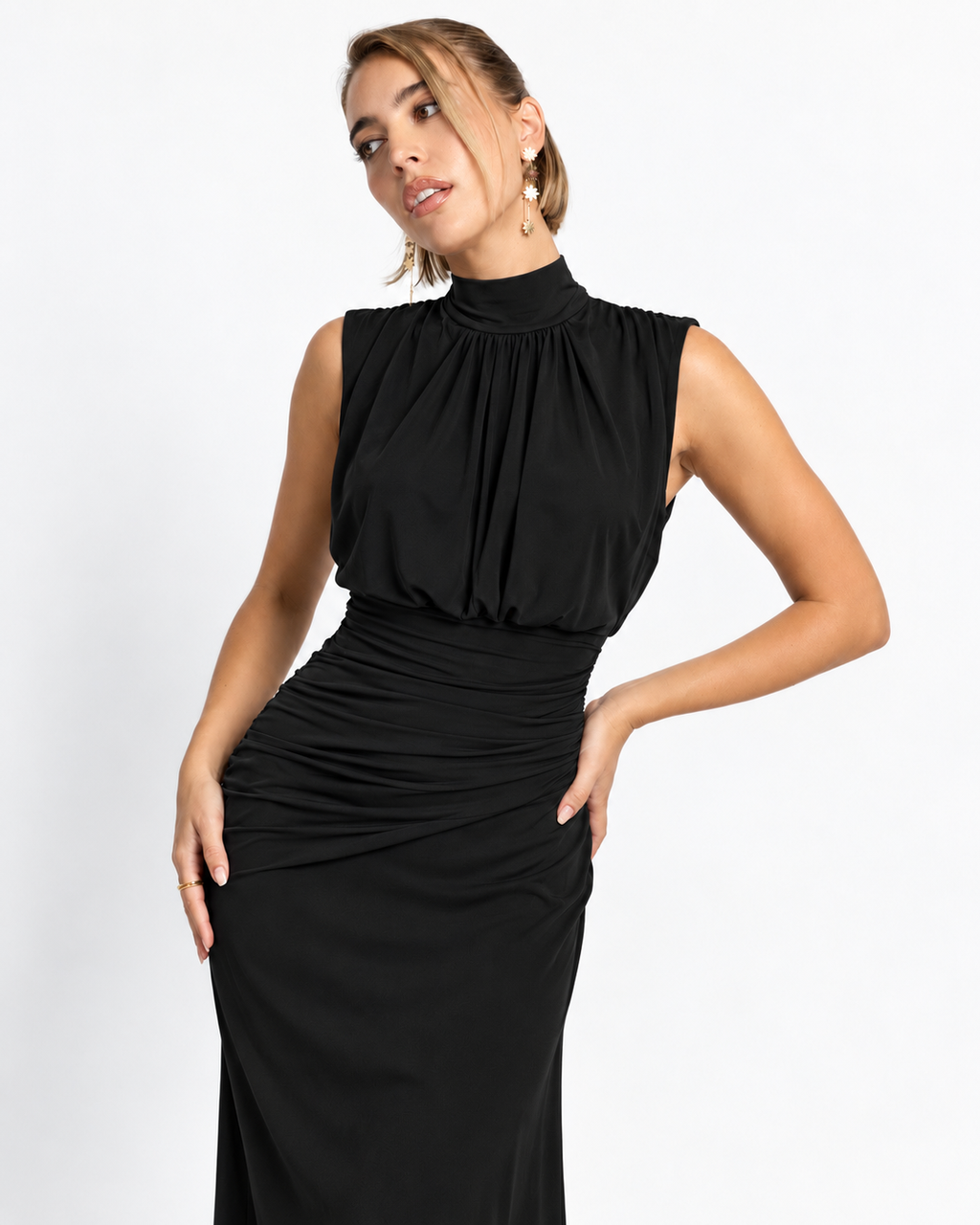 Vestido largo Ainara Negro