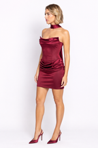 Vestido corto Lindsay Burdeos