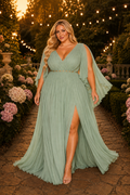Vestido largo curvy Dolce Menta