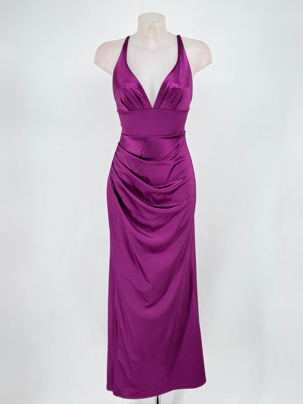 Vestido largo Jay cereza