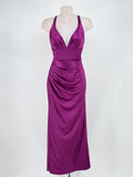 Vestido largo Jay cereza