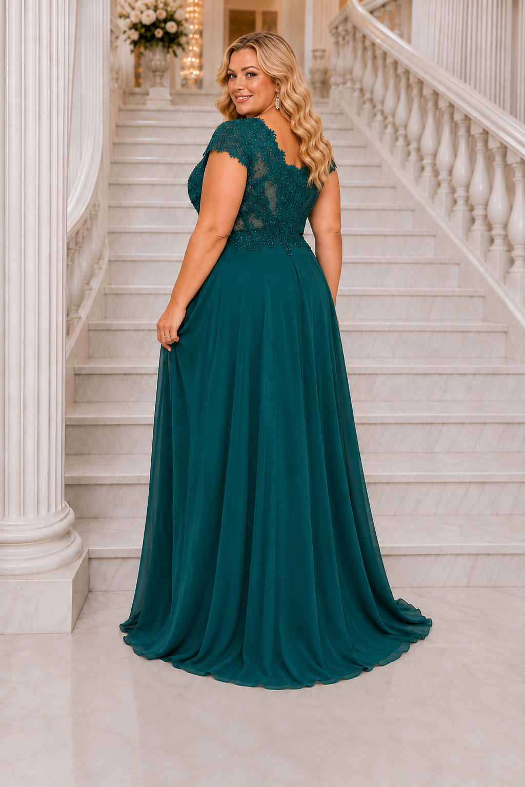 Vestido largo TG Italia Botella