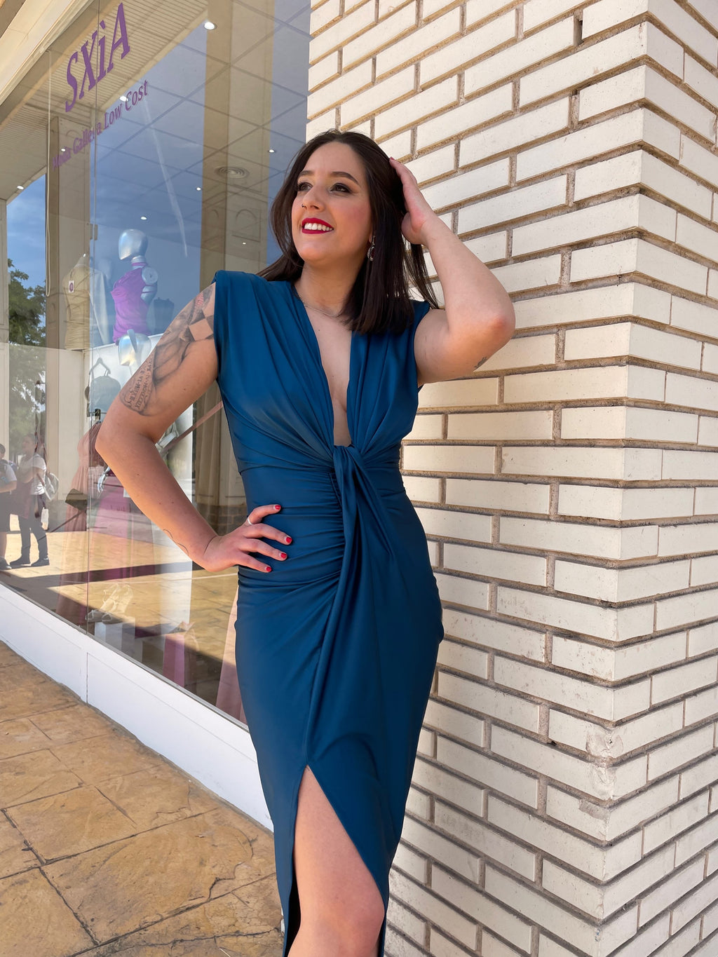 Vestido Alexandra Petróleo  image 2