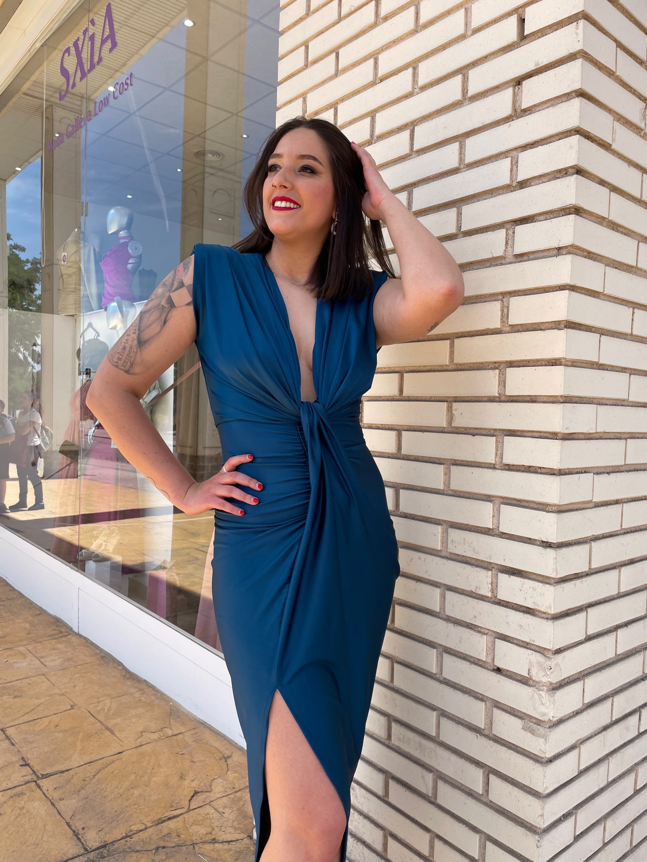 Vestido Alexandra Petróleo  image 2