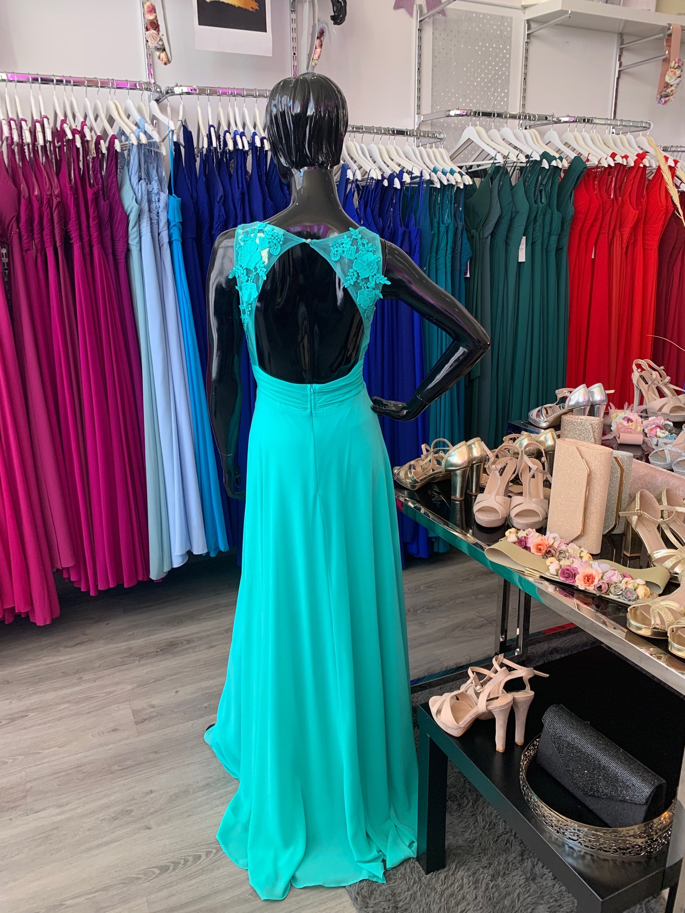 Vestido Fayna Aguamarina image 1
