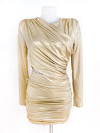 Vestido Corto Venus gris metalizado  image 4