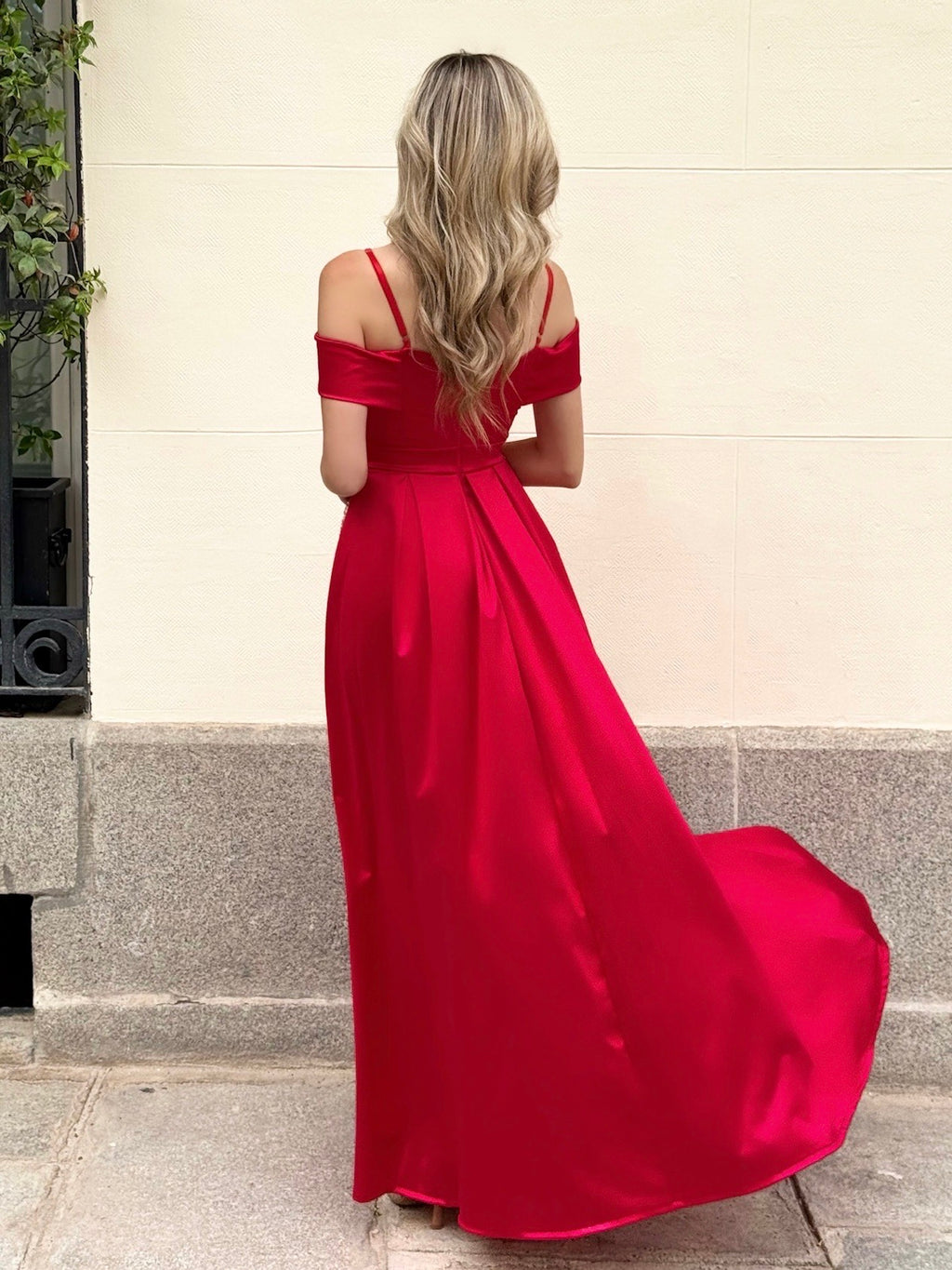 Vestido largo Ico Rojo