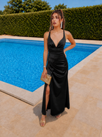 Vestido largo Jay negro