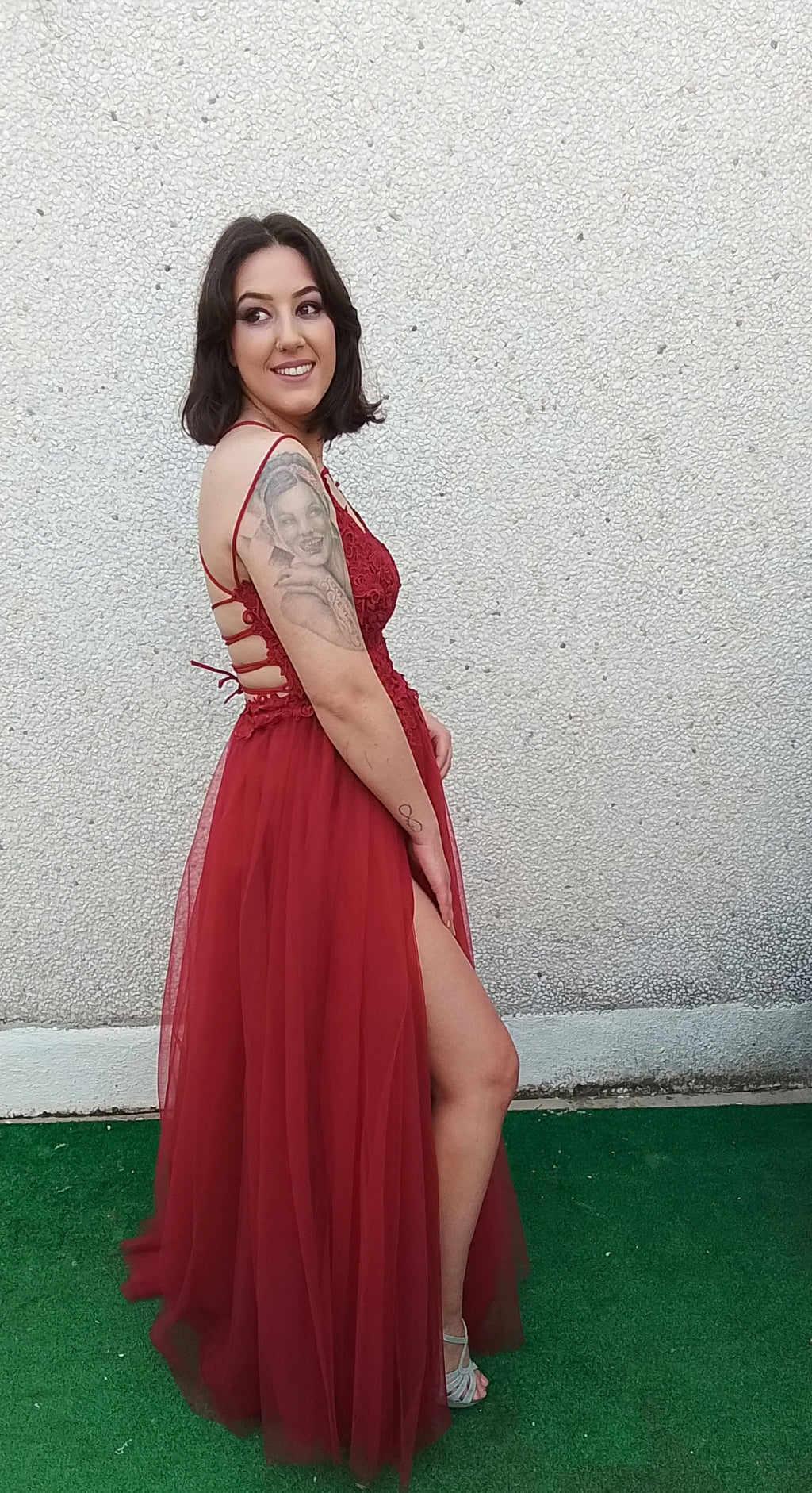 Vestido Miss Bliss  burdeos image 10